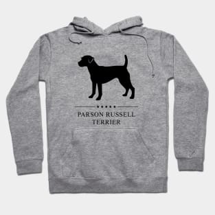 Parson Russell Terrier Black Silhouette Hoodie